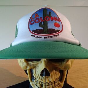 Deadstock Vintage La Colonia Mexican Restaurant Snap Back Trucker Hat